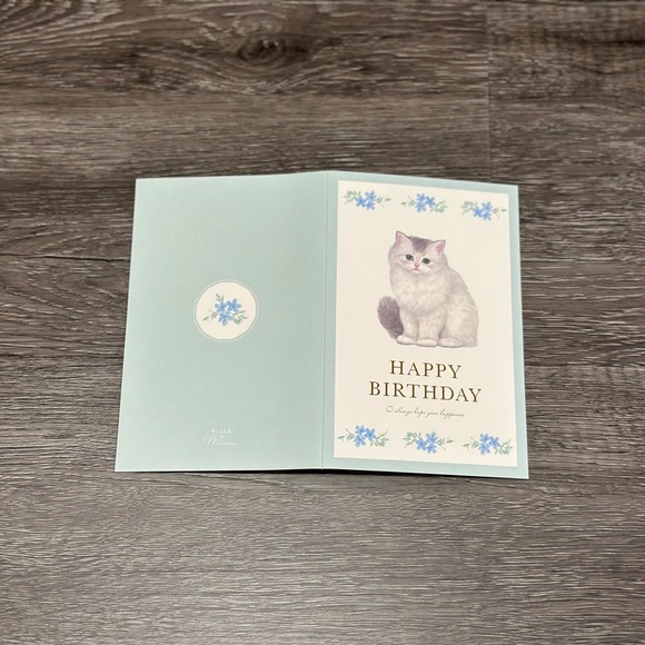 Persian Kitten Cat Birthday Card ❘ Celebrate Card ❘ Happy Birthday Card - Picture 3 of 6